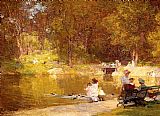 Edward Henry Potthast Canvas Paintings - In Central Park